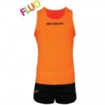 KITA07-2810-ΠΟΡΤΟΚΑΛΙ FLUO/ΜΑΥΡΟ