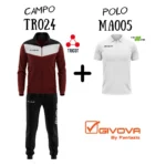 TR024-0810-ΜΠΟΡΝΤΟ/ΜΑΥΡΟ+MA005-0003-ΛΕΥΚΟ