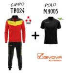 TR024-1207-ΚΟΚΚΙΝΟ/ΚΙΤΡΙΝΟ+MA005-0010-ΜΑΥΡΟ