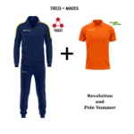 TR033-0407-ΜΠΛΕ/ΚΙΤΡΙΝΟ+MA005-0001-ΠΟΡΤΟΚΑΛΙ