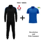 TR033-1002-ΜΑΥΡΟ/ΜΠΛΕ ΡΟΥΑ+MA005-0002-ΜΠΛΕ ΡΟΥΑ