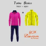 TR031-0604-ΦΟΥΞΙΑ/ΜΠΛΕ+RJ001-0019-ΚΙΤΡΙΝΟ FLUO